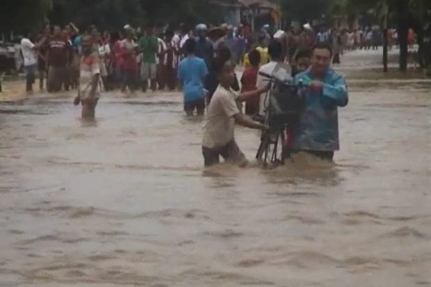 Banjir Rendam Empat Desa di Pekalongan