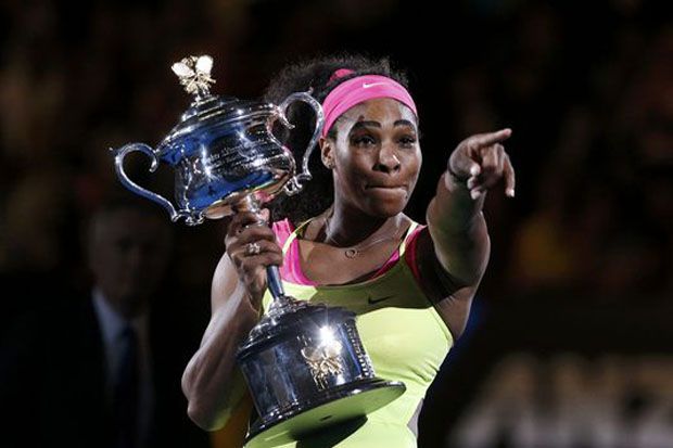 Serena Malu, Baru Dua Kali Juara Prancis Terbuka