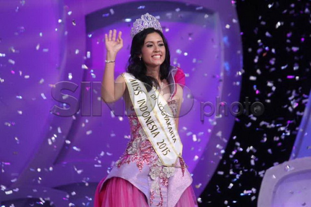Maria Harfanti Kaget Sabet Mahkota Miss Indonesia