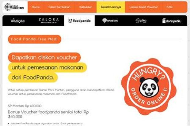 Indosat  Buka Layanan Pemesanan Makanan Online