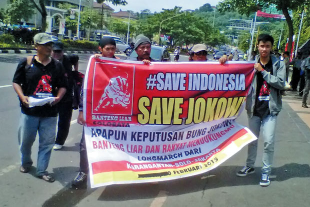 Enam Orang Long March Solo-Jakarta