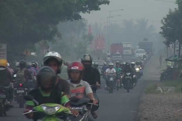 Kabut Asap Selimuti Padang