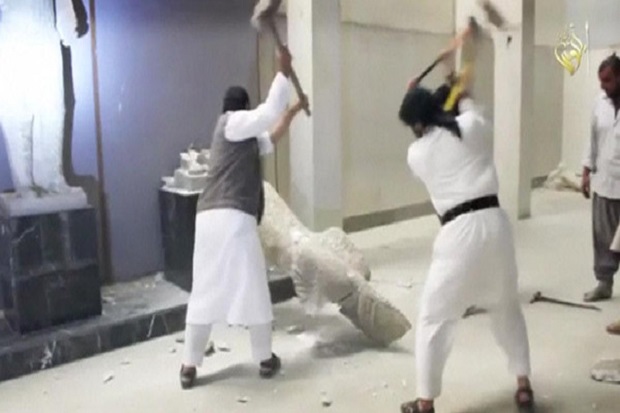 ISIS Hancurkan Artefak Kuno Abad 7 di Irak