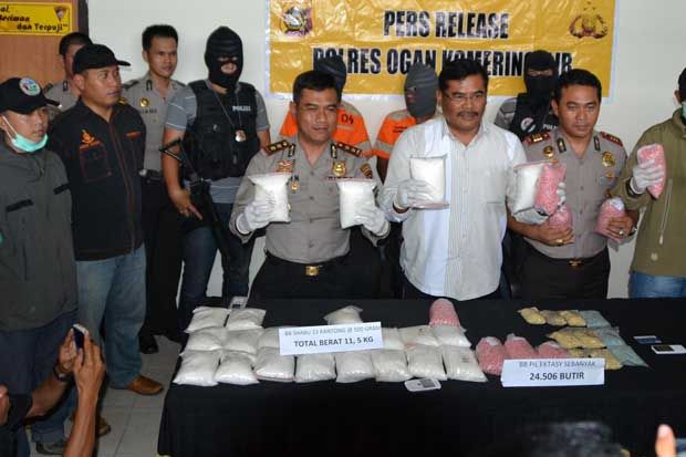 Kurir Narkoba Asal Aceh Ditangkap di OKI