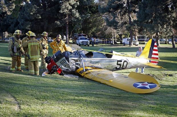 Pesawat Jatuh, Harrison Ford Luka-Luka