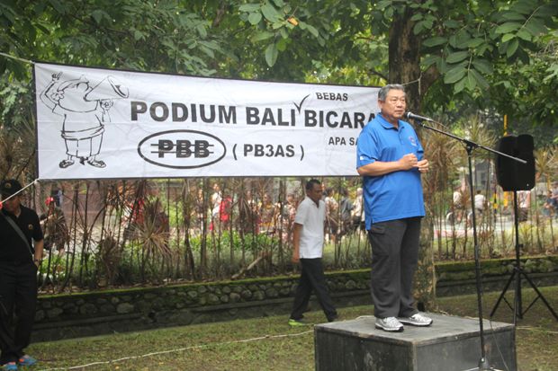 SBY Ajak Warga Denpasar Perangi Narkoba, Korupsi, dan Terorisme