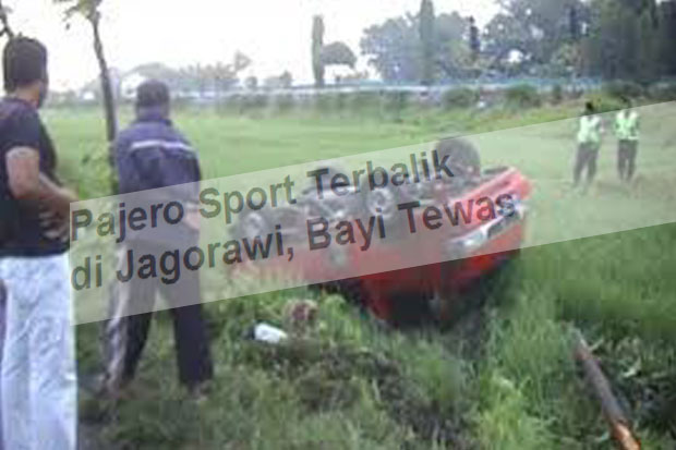Pajero Sport Terbalik di Jagorawi, Bayi Tewas
