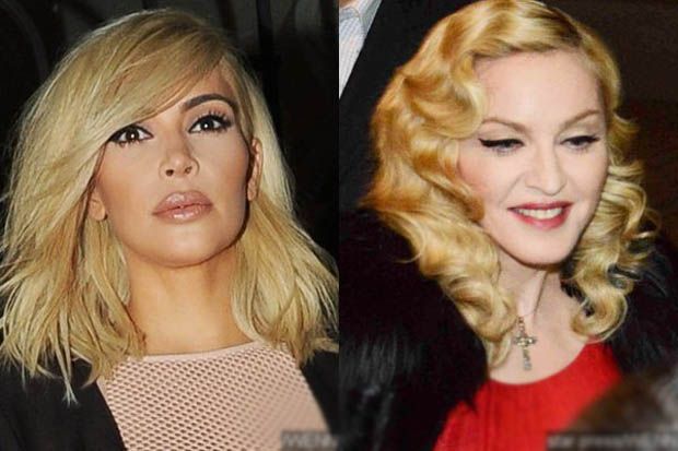 Madonna Jadi Inspirasi Rambut Baru Kim Kardashian