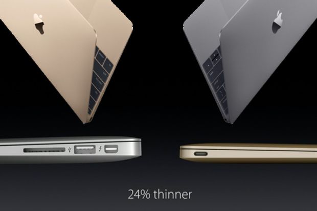 Apple Kenalkan MacBook 12 Inci Lebih Tipis