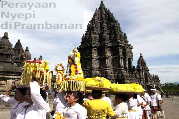 Perayaan Nyepi di Prambanan