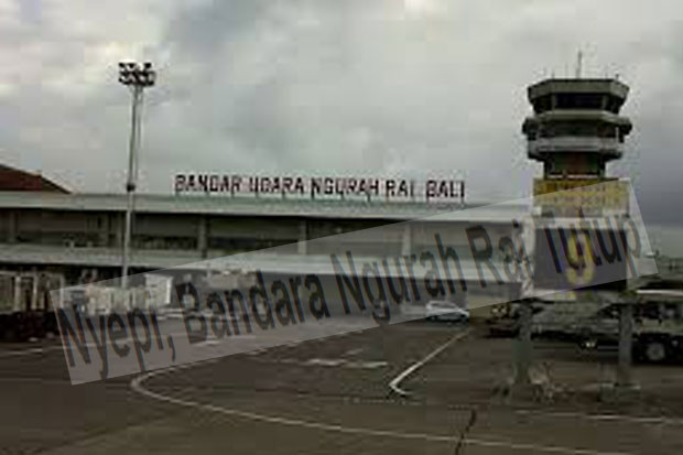 Nyepi, Bandara Ngurah Rai Tutup