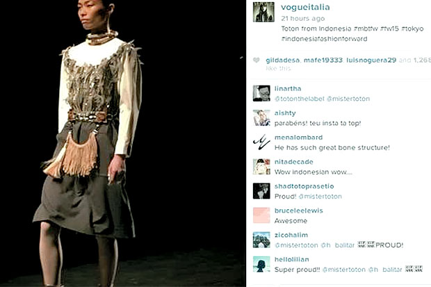 Desainer Indonesia Melenggang di Vogue Italia