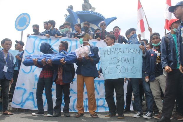 Mahasiswa Bengkulu: Kembalikan Jokowi ke Solo