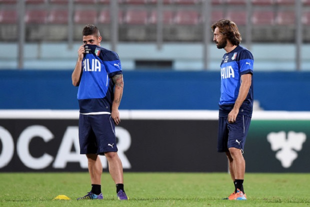 Conte Wariskan Posisi Pirlo kepada Verratti