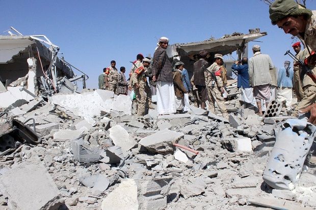Kamp Pengungsi Dibom, Puluhan Warga Yaman Tewas