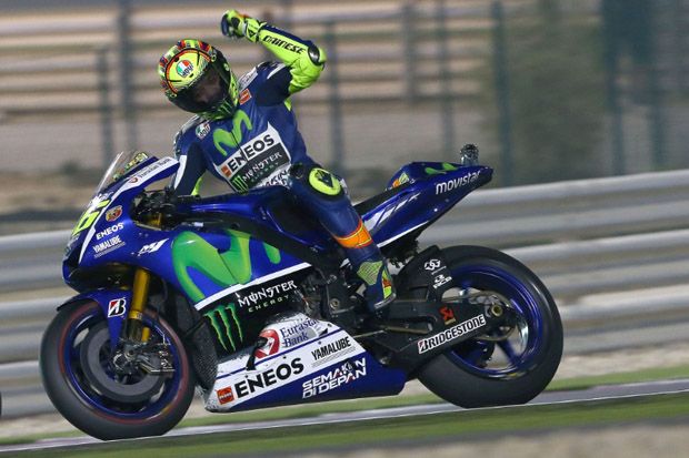 Kesalahan Marquez Jadi Momentum Rossi Kuasai MotoGP Qatar
