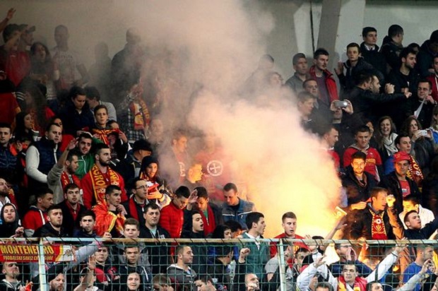 UEFA Selidiki Insiden Laga Montenegro Kontra Rusia