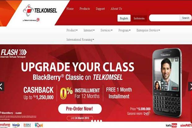 Telkomsel Hadirkan BlackBerry Classic