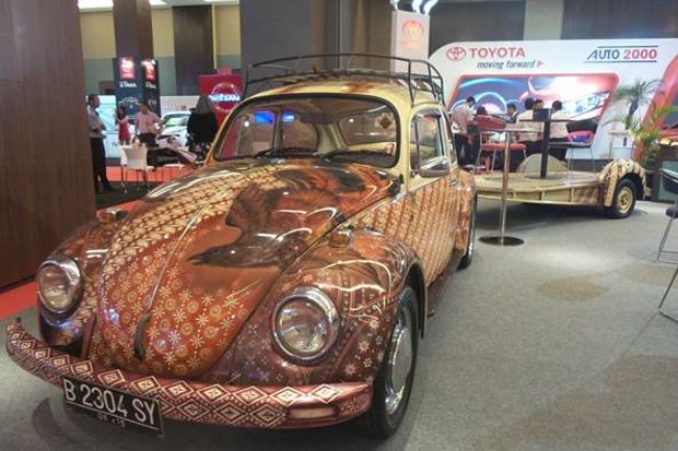 Volkswagen Beetle Bermotif Batik Tampil Menggoda