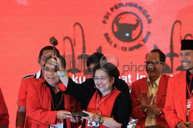 Berapi-api, Megawati Tutup Kongres PDIP