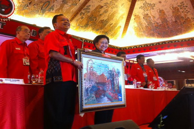 Megawati Dapat Kejutan di Kongres IV PDIP