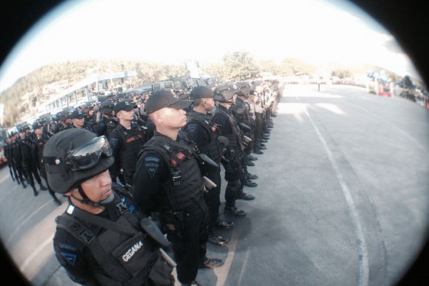 250 Polisi Amankan Ujian Nasional di Subang