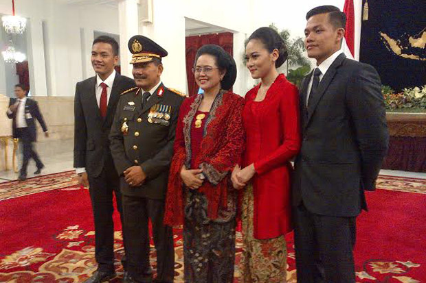 Presiden Jokowi Lantik Badrodin, Kursi Kapolri Tak Lagi Kosong