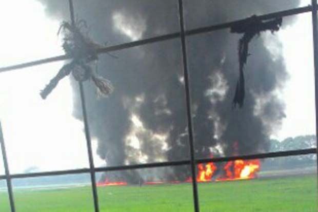 TNI AU: Pilot Pesawat F-16 Terbakar Tak Trauma