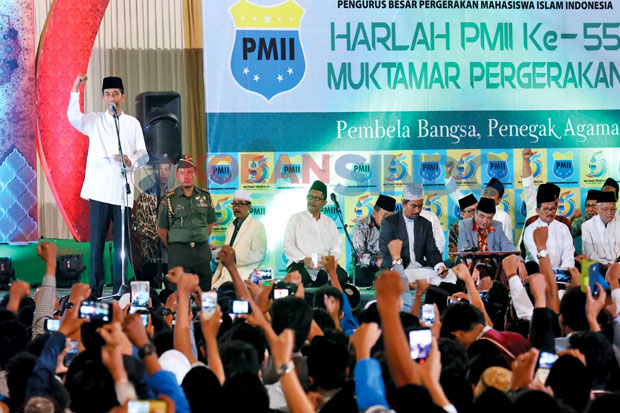 Jokowi Ajak PMII Kawal NKRI