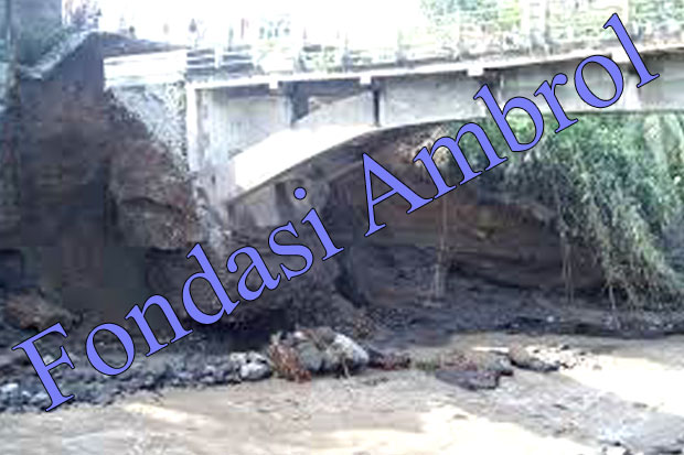Fondasi Ambrol, Jembatan Jatimalang Ditutup
