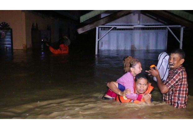 Banjir Terjang Aceh Barat, 6 Desa Terisolir