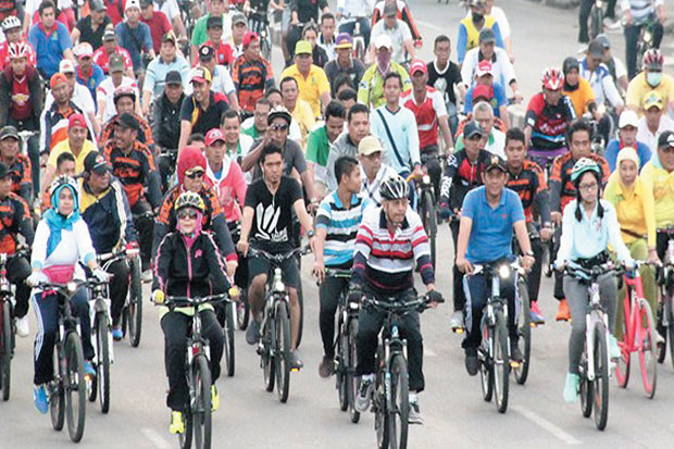 Masyarakat Medan Semakin Antusias Bersepeda