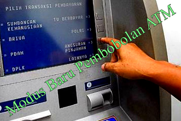 Polri Ungkap Modus Baru Pembobolan ATM