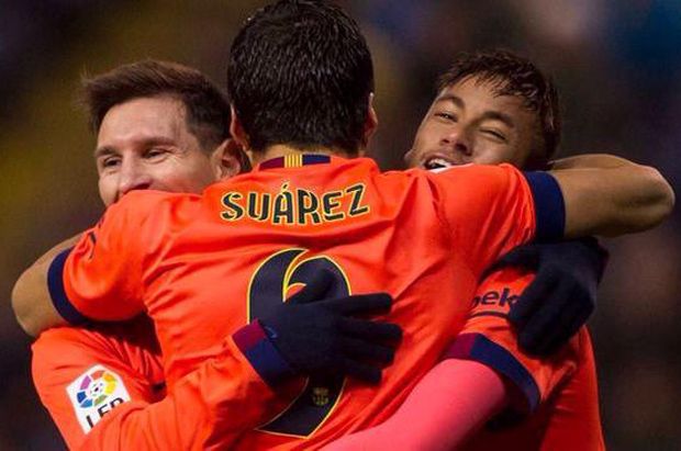 Neymar-Messi Bawa Barcelona Unggul di Paruh Pertama