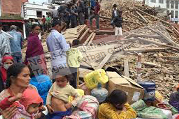 Nepal Kewalahan Tangani Korban Gempa