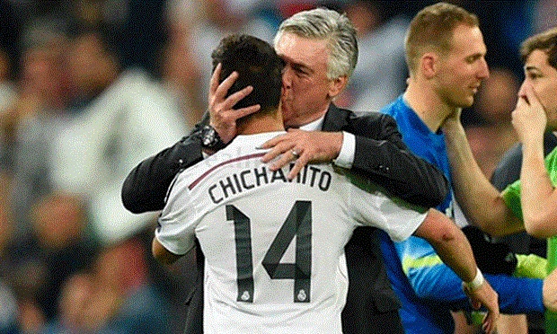 Ancelotti Ingin Pertahankan Chicharito di Real Madrid