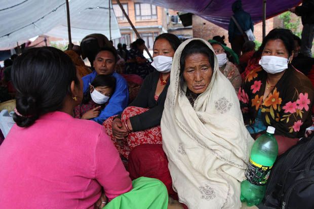 Bantuan Lamban, Korban Gempa Nepal Frustrasi