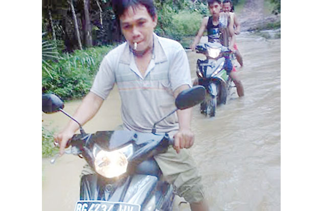 Sungai Kalirejo Meluap, Aktivitas Warga Tersendat