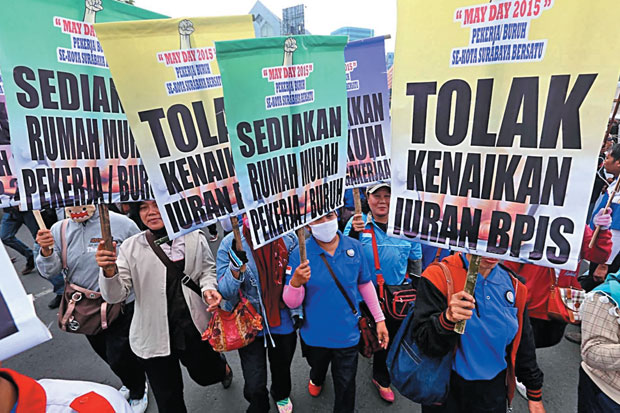 Demo Hari Buruh, Jalan Sudirman-Thamrin Ditutup