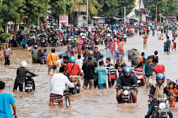 Ribuan Rumah di Pasuruan Terendam Banjir