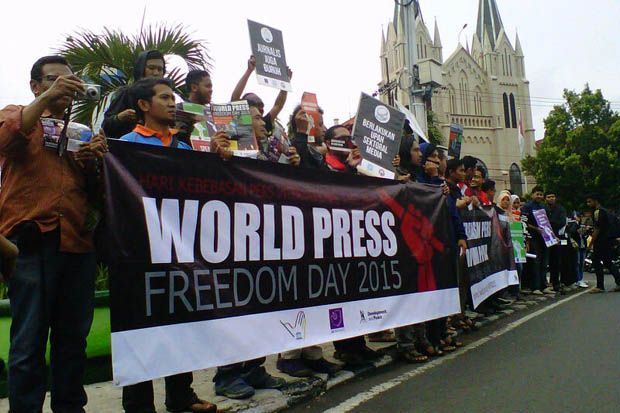 Jurnalis Malang Raya Suarakan Kebebasan Pers