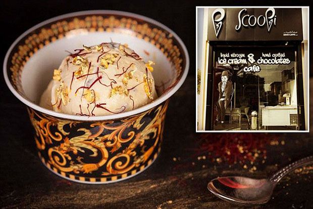 Kafe di Dubai Sajikan Es Krim Termahal