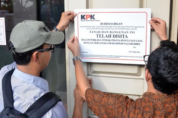 KPK Sita Aset Nazarudin di Pekanbaru