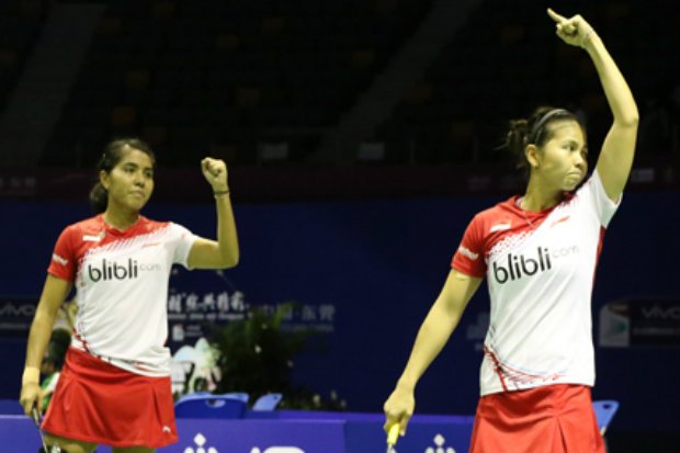 Greysia/Nitya Pastikan Indonesia Juarai Grup C Piala Sudirman