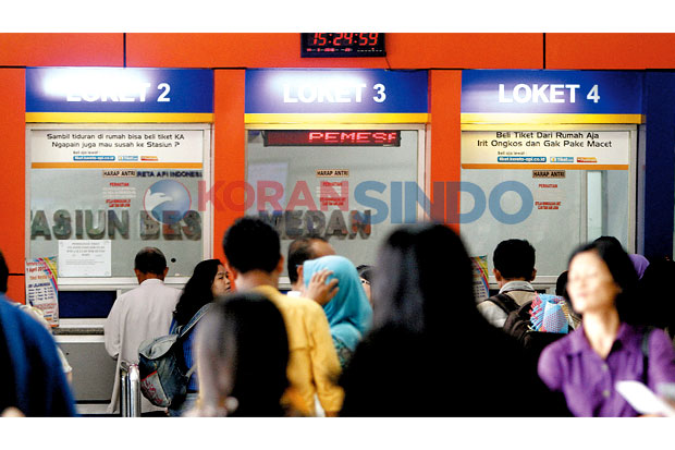 Libur Panjang, Tiket KA Medan-Tanjungbalai Ludes Terjual