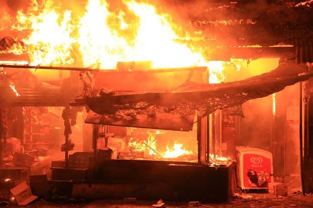 Kerugian Kebakaran Pasar Lembang Diperkirakan Capai Miliaran Rupiah