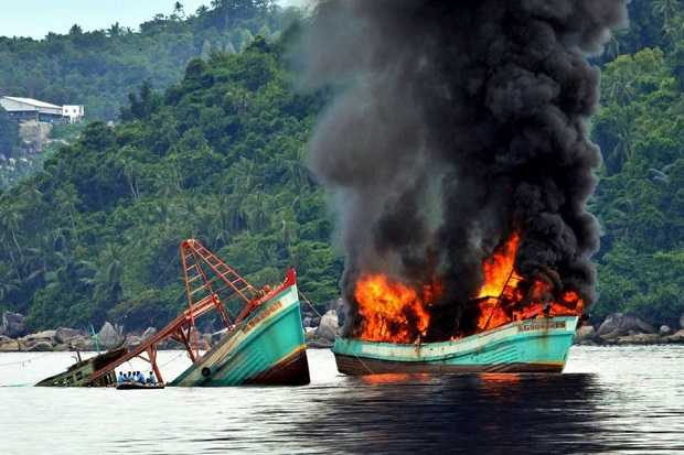 Tiga Kapal Pencuri Ikan Bakal Ditenggelamkan di Natuna