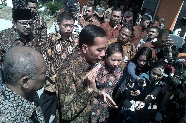 Jokowi Resmikan Terminal Teluk Lamong