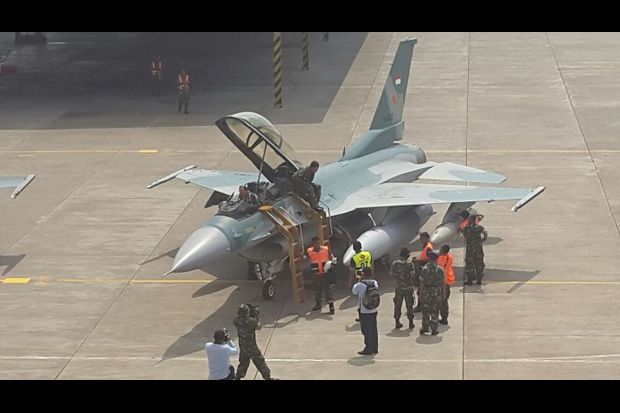 TNI AU Cek Spesifikasi Pesawat F-16 Hibah AS