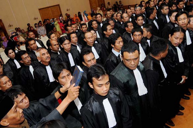 71 Advokat Jambi Diambil Sumpah Jabatan